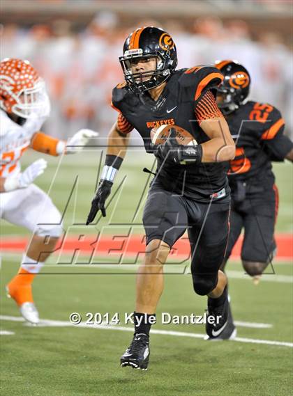 Thumbnail 3 in Gilmer vs. Celina (UIL 4A Division 2 Semifinal) photogallery.