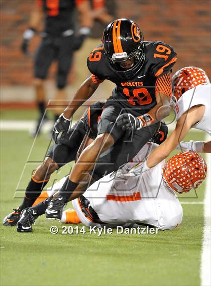 Thumbnail 2 in Gilmer vs. Celina (UIL 4A Division 2 Semifinal) photogallery.