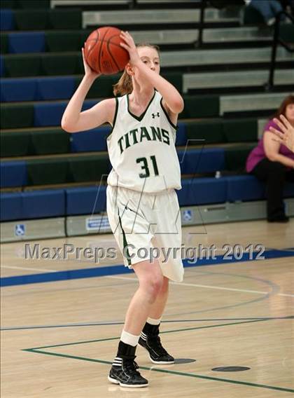 Thumbnail 3 in Poway vs. Clovis West (So Cal Holiday Prep Classic) photogallery.