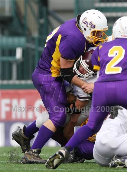 Thumbnail 3 in Clyde-Savannah vs. Caledonia-Mumford (Section V Class DD Semifinal) photogallery.