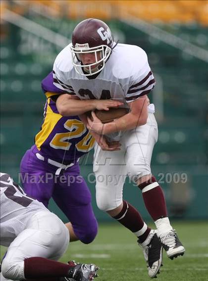 Thumbnail 3 in Clyde-Savannah vs. Caledonia-Mumford (Section V Class DD Semifinal) photogallery.