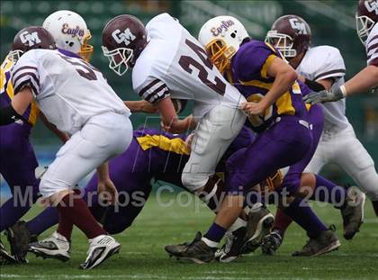 Thumbnail 1 in Clyde-Savannah vs. Caledonia-Mumford (Section V Class DD Semifinal) photogallery.