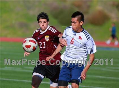 Thumbnail 3 in Scripps Ranch vs. Point Loma (San Diego City Tournament) photogallery.