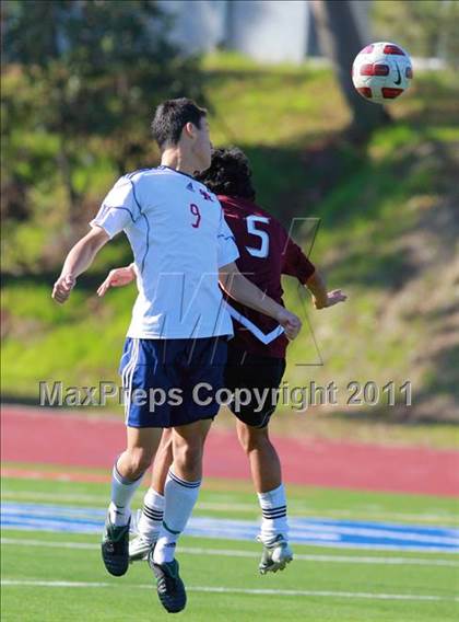 Thumbnail 2 in Scripps Ranch vs. Point Loma (San Diego City Tournament) photogallery.