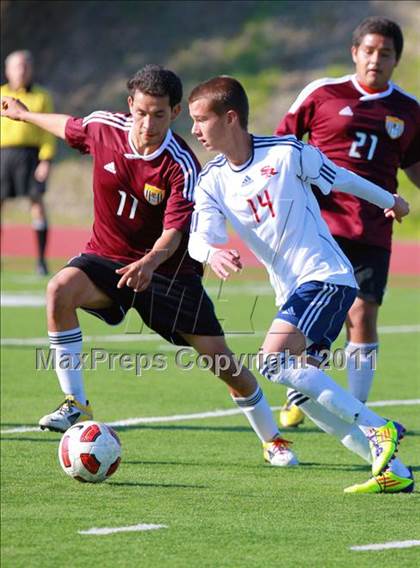 Thumbnail 2 in Scripps Ranch vs. Point Loma (San Diego City Tournament) photogallery.