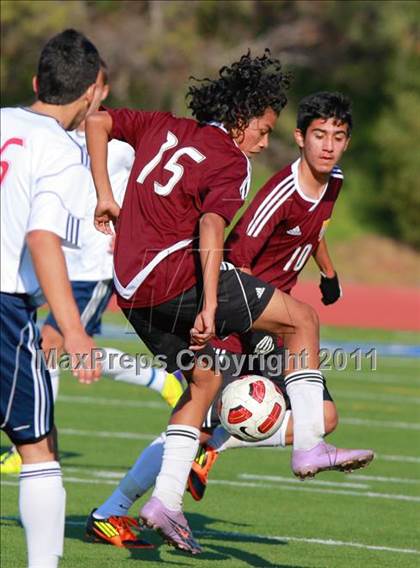 Thumbnail 2 in Scripps Ranch vs. Point Loma (San Diego City Tournament) photogallery.