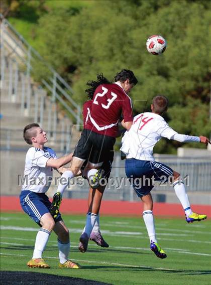 Thumbnail 2 in Scripps Ranch vs. Point Loma (San Diego City Tournament) photogallery.
