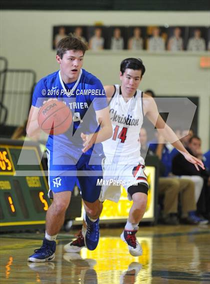 Thumbnail 1 in New Trier vs Scottsdale Christian Academy (Horizon Holiday Hoops) photogallery.
