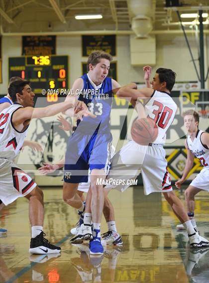 Thumbnail 3 in New Trier vs Scottsdale Christian Academy (Horizon Holiday Hoops) photogallery.