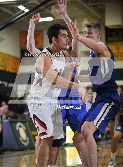 Thumbnail 1 in New Trier vs Scottsdale Christian Academy (Horizon Holiday Hoops) photogallery.