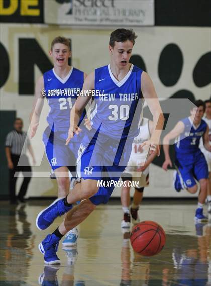 Thumbnail 2 in New Trier vs Scottsdale Christian Academy (Horizon Holiday Hoops) photogallery.