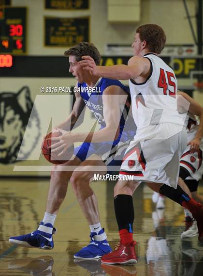 Thumbnail 1 in New Trier vs Scottsdale Christian Academy (Horizon Holiday Hoops) photogallery.