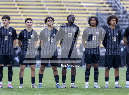 Thumbnail 3 in New Albany vs. Walsh Jesuit (OHSAA Division II Final) photogallery.