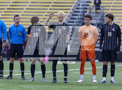 Thumbnail 2 in New Albany vs. Walsh Jesuit (OHSAA Division II Final) photogallery.