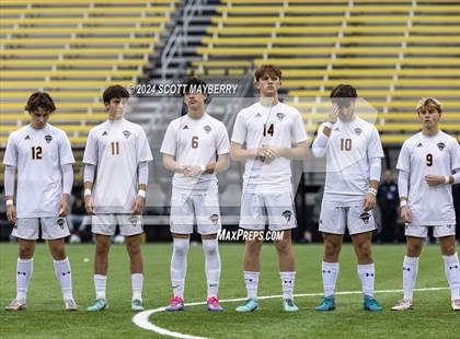 Thumbnail 2 in New Albany vs. Walsh Jesuit (OHSAA Division II Final) photogallery.