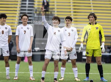 Thumbnail 2 in New Albany vs. Walsh Jesuit (OHSAA Division II Final) photogallery.