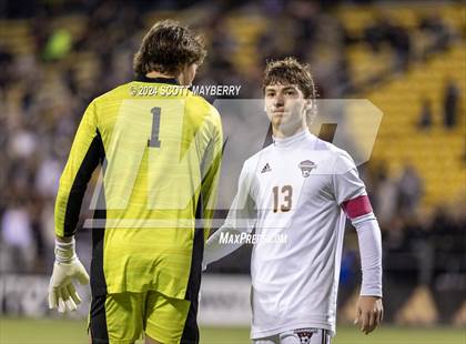 Thumbnail 3 in New Albany vs. Walsh Jesuit (OHSAA Division II Final) photogallery.
