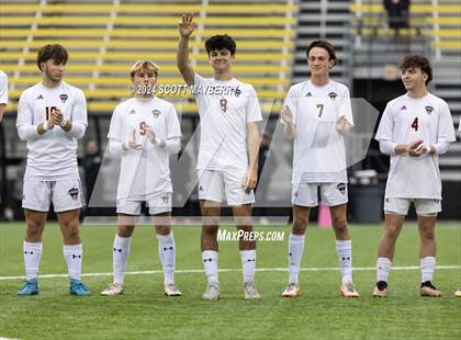 Thumbnail 2 in New Albany vs. Walsh Jesuit (OHSAA Division II Final) photogallery.