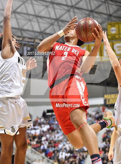 Thumbnail 2 in Mater Dei @ Bishop Montgomery (CIF Open DIV Southern Regional Final) photogallery.