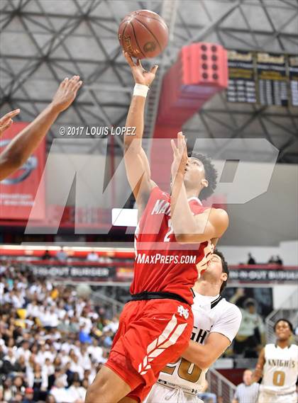 Thumbnail 1 in Mater Dei @ Bishop Montgomery (CIF Open DIV Southern Regional Final) photogallery.