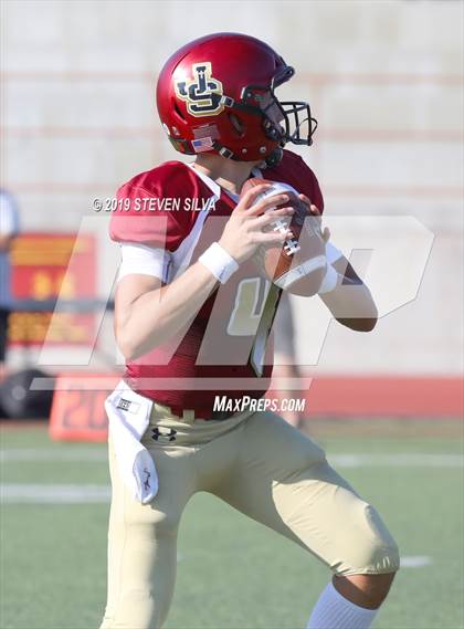 Thumbnail 1 in JSerra Catholic vs. St. Joseph Regional (Honor Bowl) photogallery.