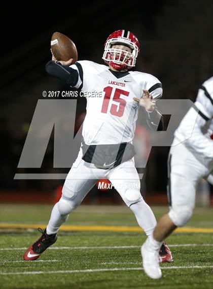 Thumbnail 2 in Lancaster vs. Aquinas Institute (NYSPHSAA Class AA Quarterfinal) photogallery.