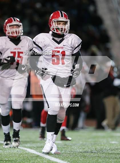 Thumbnail 1 in Lancaster vs. Aquinas Institute (NYSPHSAA Class AA Quarterfinal) photogallery.