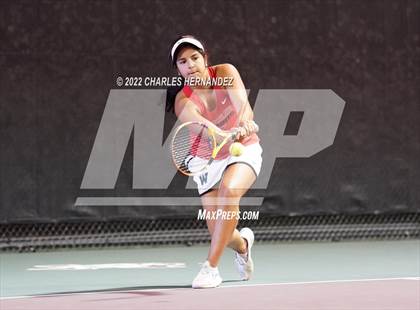 Thumbnail 1 in The Woodlands vs Memorial (UIL Class 6A Team Tennis Semifinal) photogallery.