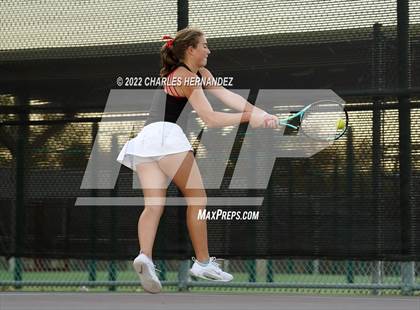 Thumbnail 2 in The Woodlands vs Memorial (UIL Class 6A Team Tennis Semifinal) photogallery.