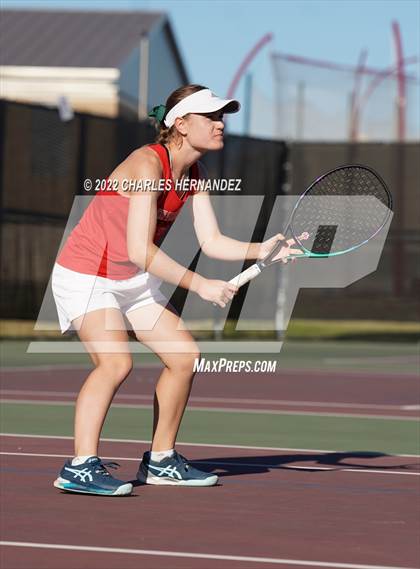Thumbnail 2 in The Woodlands vs Memorial (UIL Class 6A Team Tennis Semifinal) photogallery.