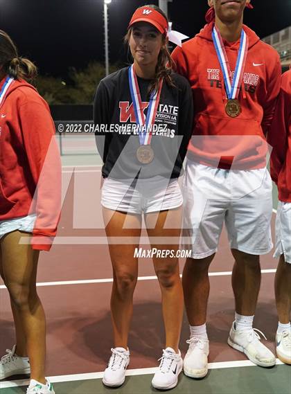Thumbnail 3 in The Woodlands vs Memorial (UIL Class 6A Team Tennis Semifinal) photogallery.