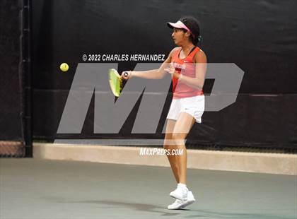 Thumbnail 2 in The Woodlands vs Memorial (UIL Class 6A Team Tennis Semifinal) photogallery.