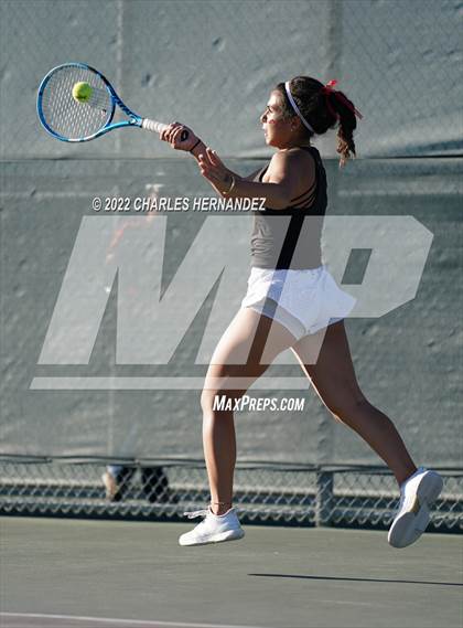 Thumbnail 2 in The Woodlands vs Memorial (UIL Class 6A Team Tennis Semifinal) photogallery.
