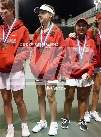 Thumbnail 1 in The Woodlands vs Memorial (UIL Class 6A Team Tennis Semifinal) photogallery.