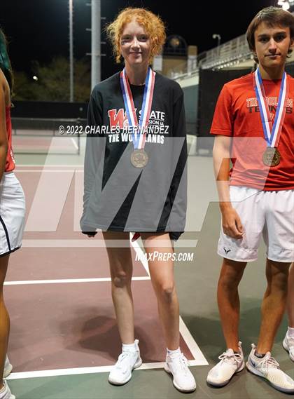Thumbnail 2 in The Woodlands vs Memorial (UIL Class 6A Team Tennis Semifinal) photogallery.