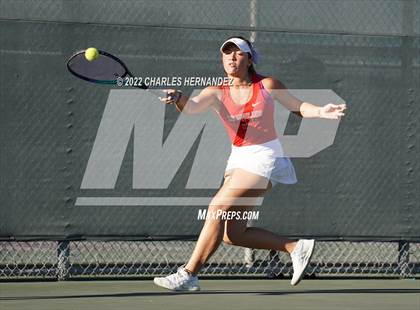 Thumbnail 3 in The Woodlands vs Memorial (UIL Class 6A Team Tennis Semifinal) photogallery.