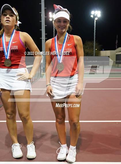 Thumbnail 2 in The Woodlands vs Memorial (UIL Class 6A Team Tennis Semifinal) photogallery.
