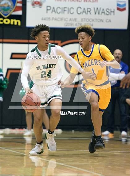 Thumbnail 2 in Grant vs. St. Mary's (CIF SJS D2 Final) photogallery.