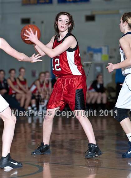 Thumbnail 1 in Lauralton Hall vs Pomperaug (SWC Semifinal) photogallery.