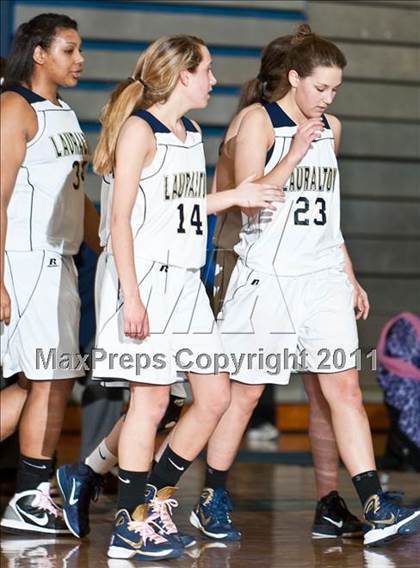 Thumbnail 1 in Lauralton Hall vs Pomperaug (SWC Semifinal) photogallery.