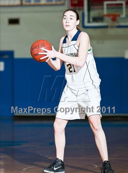 Thumbnail 3 in Lauralton Hall vs Pomperaug (SWC Semifinal) photogallery.