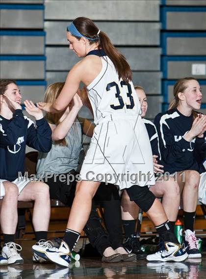 Thumbnail 3 in Lauralton Hall vs Pomperaug (SWC Semifinal) photogallery.