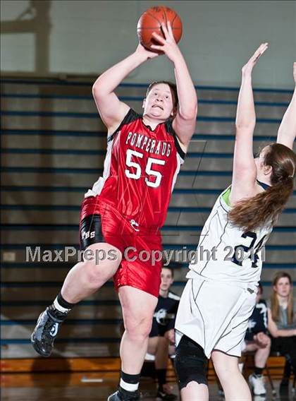 Thumbnail 1 in Lauralton Hall vs Pomperaug (SWC Semifinal) photogallery.