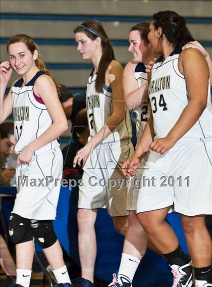 Thumbnail 3 in Lauralton Hall vs Pomperaug (SWC Semifinal) photogallery.