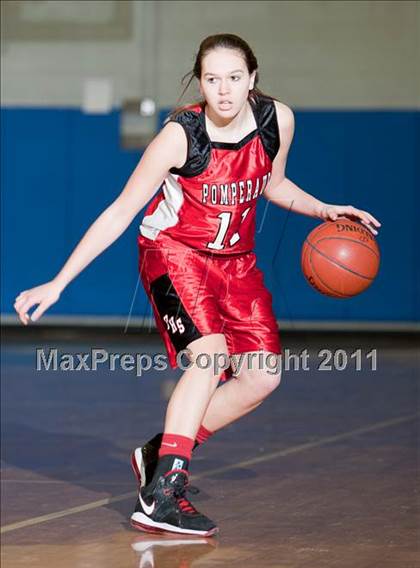 Thumbnail 3 in Lauralton Hall vs Pomperaug (SWC Semifinal) photogallery.