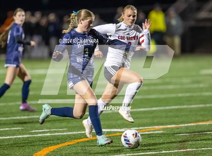 Thumbnail 2 in Coe-Brown Academy vs. Hollis-Brookline (NHIAA D2 Semifinal) photogallery.