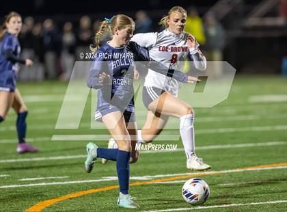Thumbnail 3 in Coe-Brown Academy vs. Hollis-Brookline (NHIAA D2 Semifinal) photogallery.