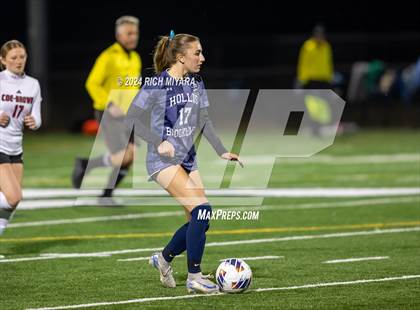 Thumbnail 2 in Coe-Brown Academy vs. Hollis-Brookline (NHIAA D2 Semifinal) photogallery.