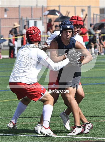 Thumbnail 1 in St. John Bosco vs Buchanan (Battle at the Beach 7x7) photogallery.