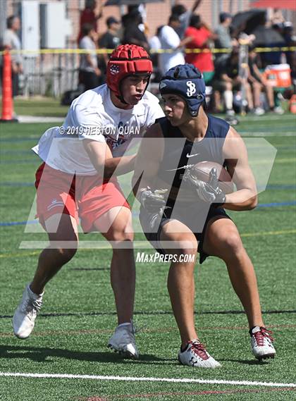 Thumbnail 3 in St. John Bosco vs Buchanan (Battle at the Beach 7x7) photogallery.